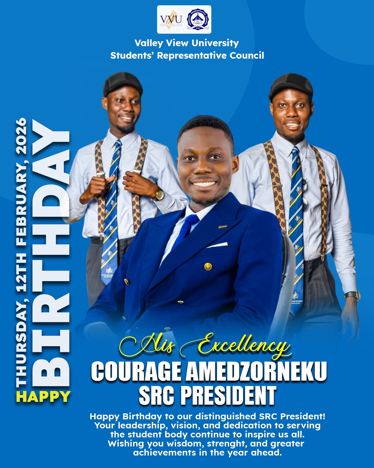 Birthday Wishes: SRC President